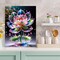 Lotus Diamond Painting Kits for Adults Beginners - Lotus Flowers Diamond Art Kits for Adults, Full Drill DIY 5D Diamond Painting Flowers Gem Art Crafts Kits for Home Wall Decor 12x16 in